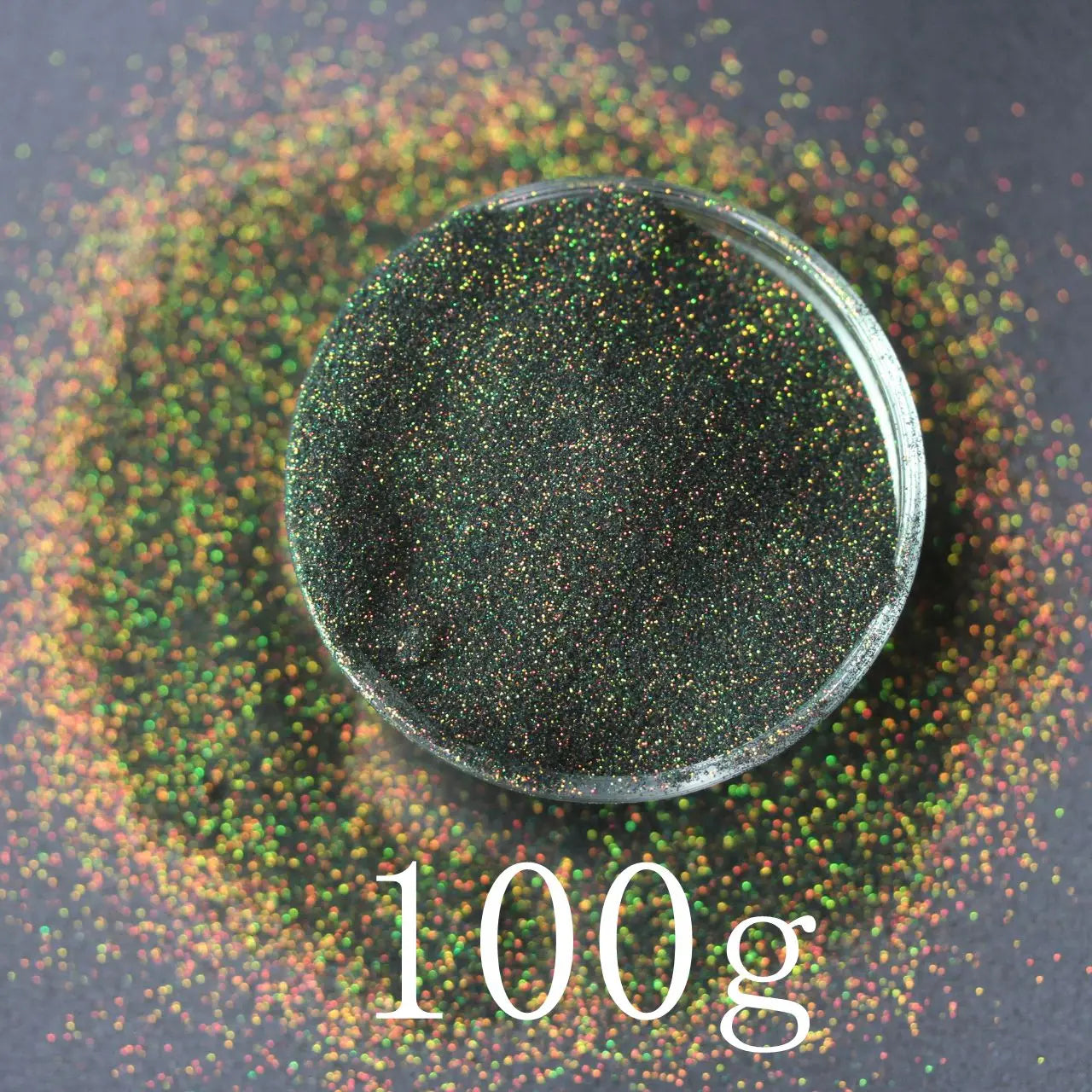 0.1mm Extra Fine Holographic White Colorful Shinning Glitter Spangle Dust for DIY lipstick,Cosmetics,Nail Art Craft Decoration