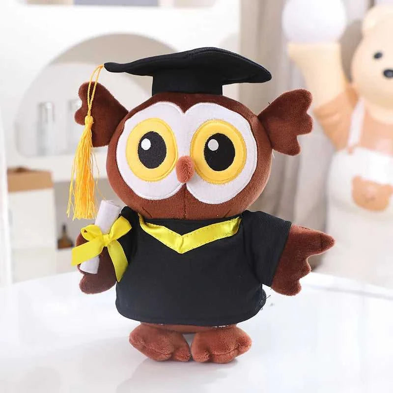 Graduation Capybara Plush Toy Doctor Hat Graduate Owl Doll Cute Stuffed Animal Plushie Kawaii Pendant Soft Cartoon Keychain Gift The jack market .AU The jack market .AU Little Wonders $ 50 14:175#12cm Pink Pendant