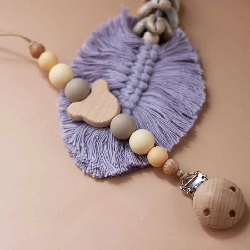 Custom Name Wooden Personalized Baby Pacifier Chain Silicone Bead Dummy Nipple Holder Guard Teether Pendant Newborn Gift Stuff The jack market .AU The jack market .AU Mum & Kids: Essential Products for Every Family $ 29 14:365016#NO.15