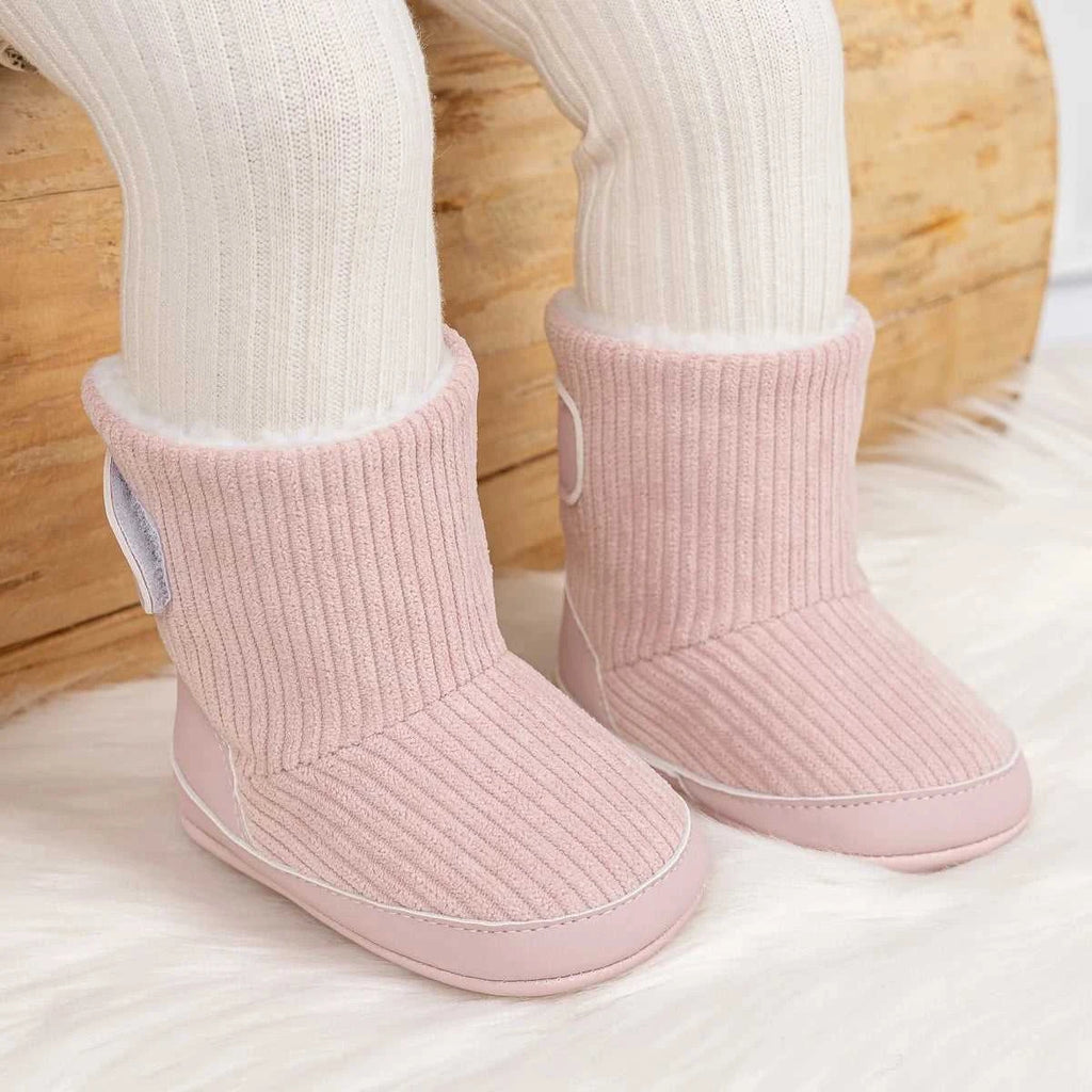 KIDSUN Newborn Baby Winter Boots Soft Corduroy Warm Booties With Fur Lining Unisex Design For Baby Boys Girls The jack market .AU The jack market .AU Mum & Kids: Essential Products for Every Family $ 26 14:771;200000264:201336170