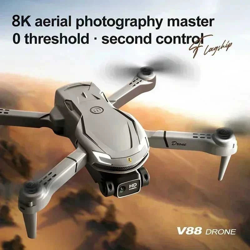 Drone V88 8K 5G Professional HD Dual Camera Aerial Photography 15000M Remote Control Aircraft Folding Quadcopter 2026 New The jack market .AU The jack market .AU Drones $ 96 14:29#Black Dual 8K-1B