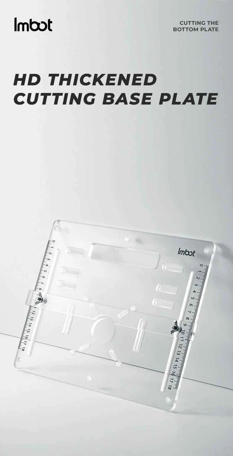 Acrylic Cutting Base Plate - 8mm Thickened & Versatile Tool for Precision Trimming