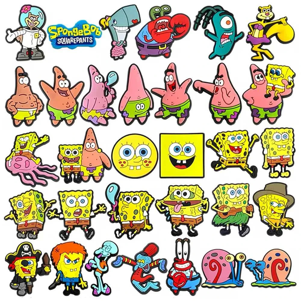 1-32Pcs Spongebob Shoe Charms PVC Cartoon Shoes Accessories Decorations Buckle for Bubble Slides Sandals Kids Party Xmas Gifts The jack market .AU The jack market .AU Step Up Your Style: Trendy Shoes for Every Occasion! $ 50 14:202529824#12pcs;200007763:201336100