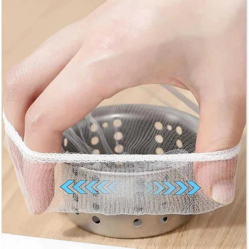 100Pcs Disposable Kitchen Sink Strainer Bags Sewer Drain Anti-blocking Water Filter Shower Hair Rubbish Storage Clean Mesh Bag The jack market .AU The jack market .AU Home $ 49 14:202732816#100Pcs-1Pack