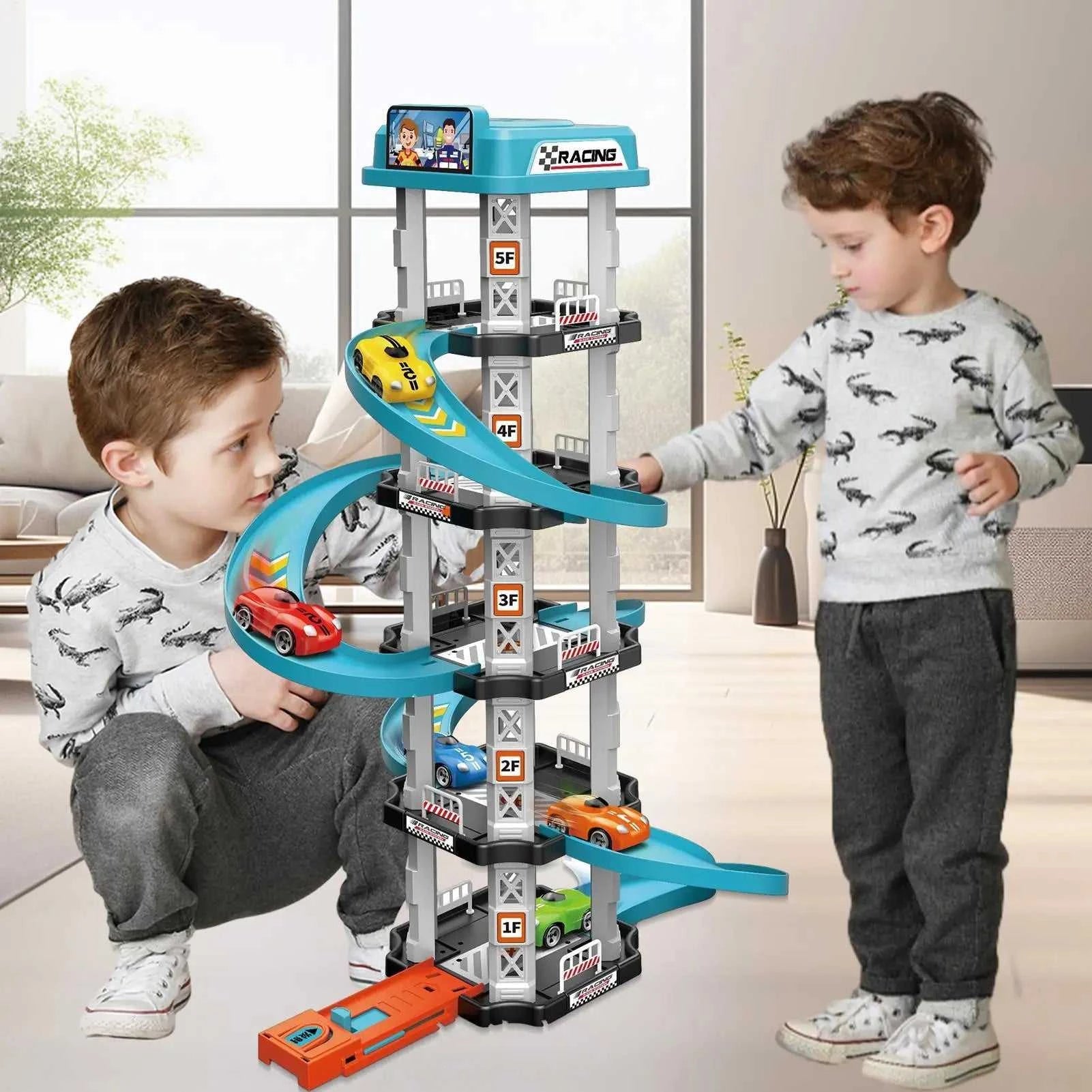 Car Parking Garage Toy Interactive Vehicle Racing Car Ramp Assembly Game Preschool Educational Traffic Toys for Children The jack market .AU The jack market .AU Little Wonders $ 61 14:10#62pcs
