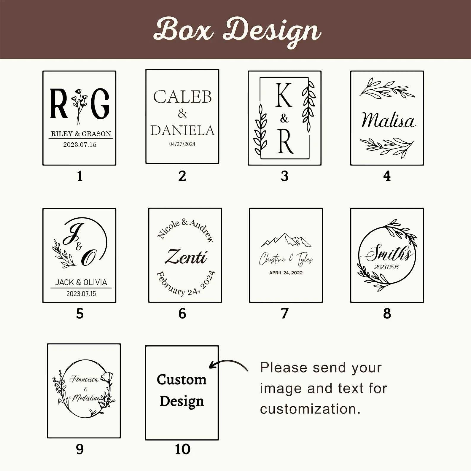 Custom Engraved Wooden Ring Box - Personalized Walnut Jewelry Holder for Engagement, Wedding, Anniversary, Proposal, and Gift St The jack market .AU The jack market .AU Jewellery & Chains $ 54 14:1052#RB604-Design 8