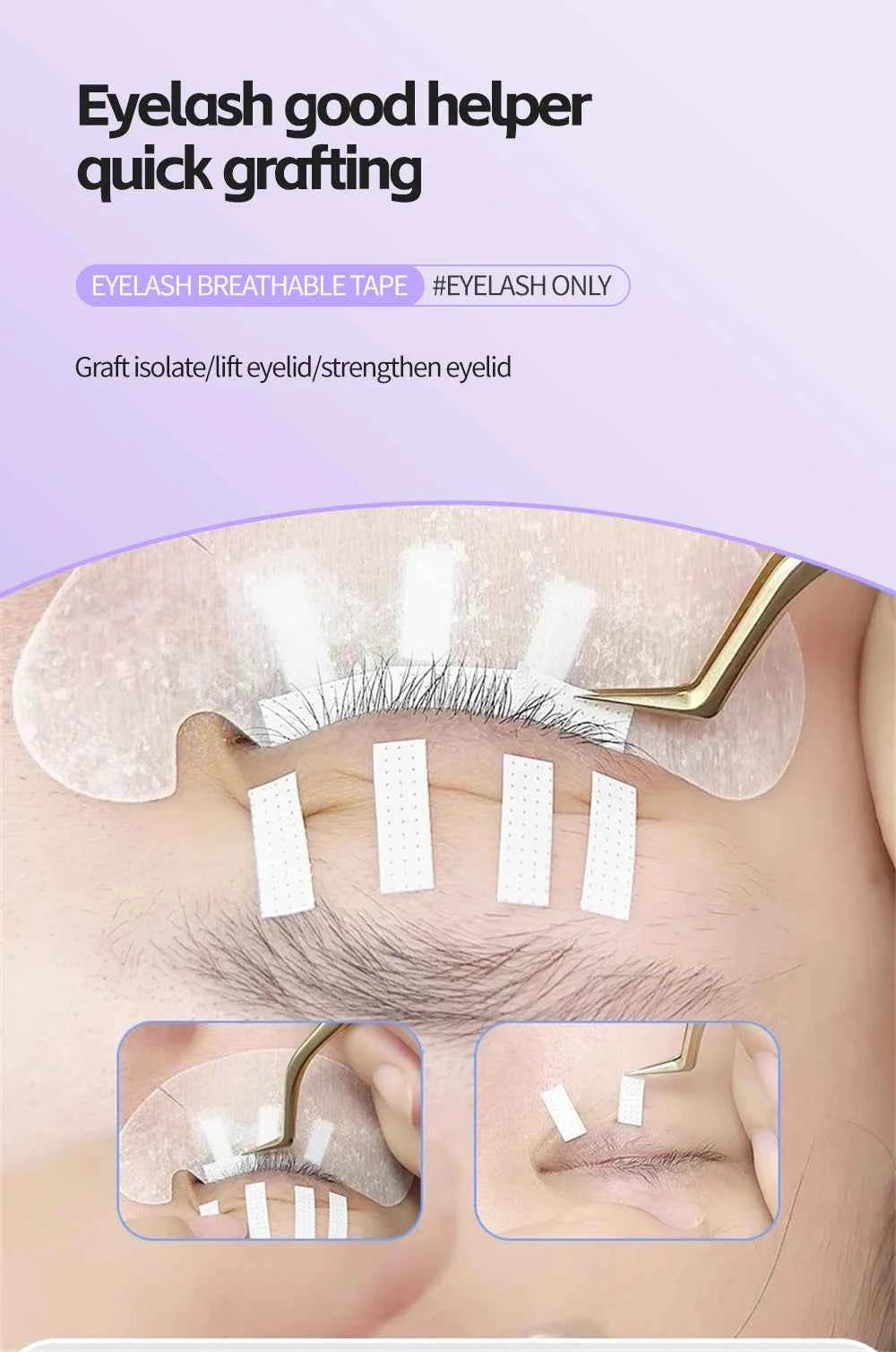 4mm Mini Eyelash Extension Tape Makeup Breathable Anti-allergy Easy to Tear Micropore Tape Professional Lashes Tape Wholesale