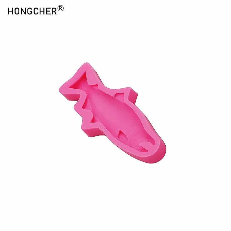 Silicone Fish Mold - Food Safe Chocolate Candy Fondant Ice Mold Flexible Soap Candle Wax Resin Polymer Clay Mold,Fish Mold The jack market .AU The jack market .AU Fishing Gear $ 20 14:200006153#Pink