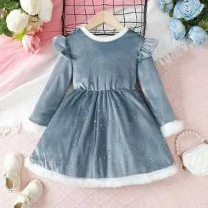 Christmas Dress for Kids Girls 4-7 Years Star Print Long Sleeves Dresses New Year Party Clothing Winter Daily Casual Wear 4Color The jack market .AU The jack market .AU Mum & Kids: Essential Products for Every Family $ 31 14:1254#SHM332-1;200000463:200004187#4Y