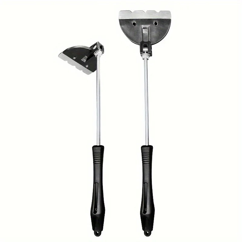 1 Piece Adjustable Multi-Angle Shrimp Bait Shovel-Stainless Steel Fishing Shovel, Non-Slip Plastic Handle, Mixing Bait Tool