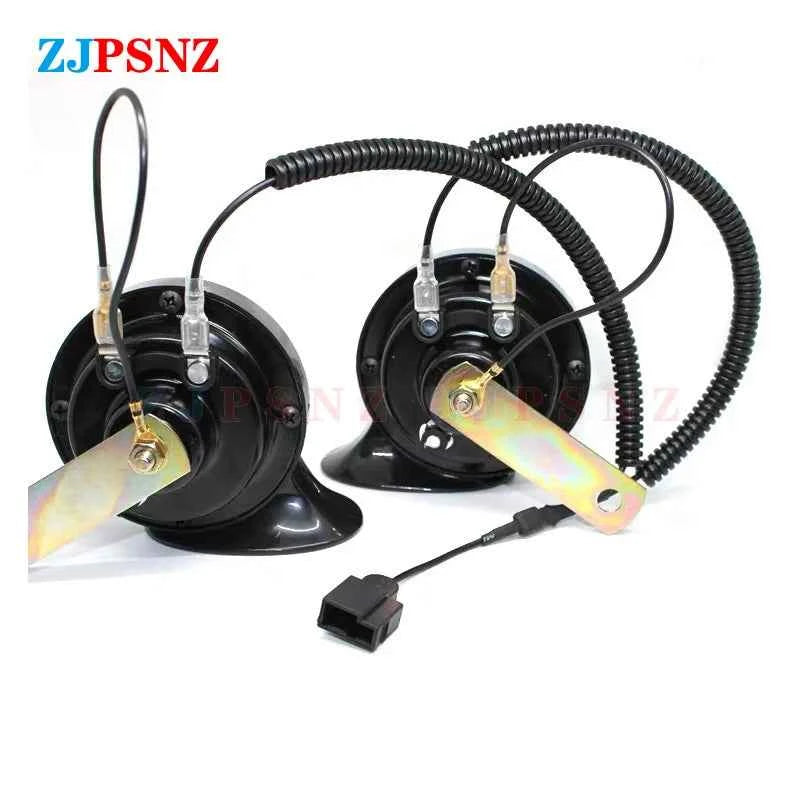 Auto Horn Plug 4 Wires Corrugated Tube Dedicated Snail Horn Socket Conversion Plug Car Speakers Single Horn Refit Double Horn
