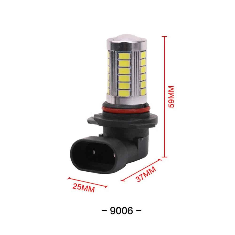 H4/H7/9005/9006 33SMD 800LM COB LED Low Consumption High Power Car Canbus Headlight Bulb Running Light White Motorcycle Fog Lamp