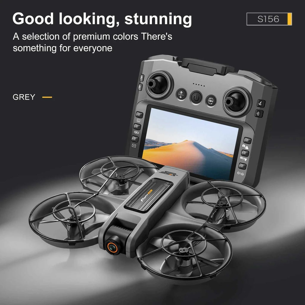 New S156 Drone 8K HD Aerial Photography Brushless Motor Dual Camera Drone With Screen All-Around Obstacle Avoidance Drone The jack market .AU The jack market .AU Drones $ 128 14:350852