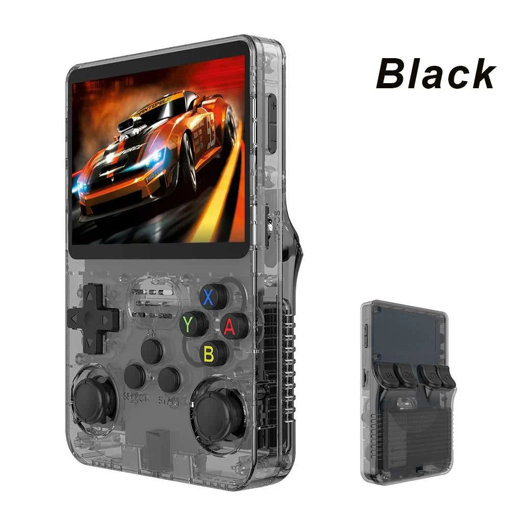 R35s Plus R36S Retro Handheld Video Game Console Linux System 3.5 Inch IPS Screen Portable Pocket Video Player 64GB 128GB Games The jack market .AU The jack market .AU Accessories Electronics $ 110 14:193#Black 64GB