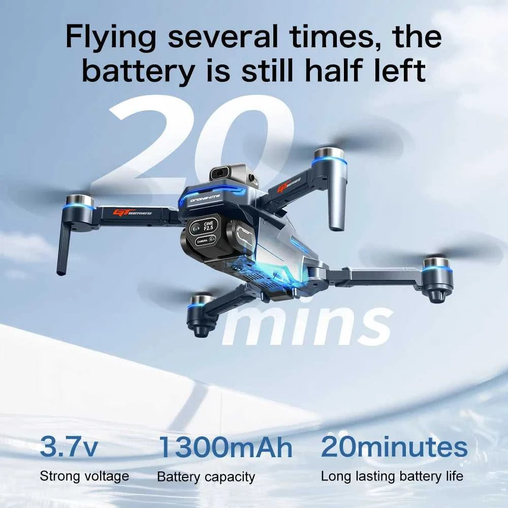 Lenovo GT8 Drone 8K Professional Dual Camera GPS FPV Brushless Motor Optical Flow Hovering Folding Quadcopter 4K RC Dron Toys The jack market .AU The jack market .AU Drones $ 126 14:193#Blue-6k-Battery1