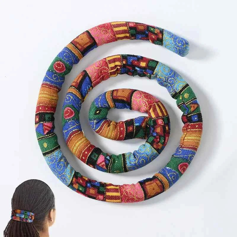 Colorful Dreadlocks Ponytail Hairpin - Bendable Ethnic Style Hair Bands for Creative Hair Styling