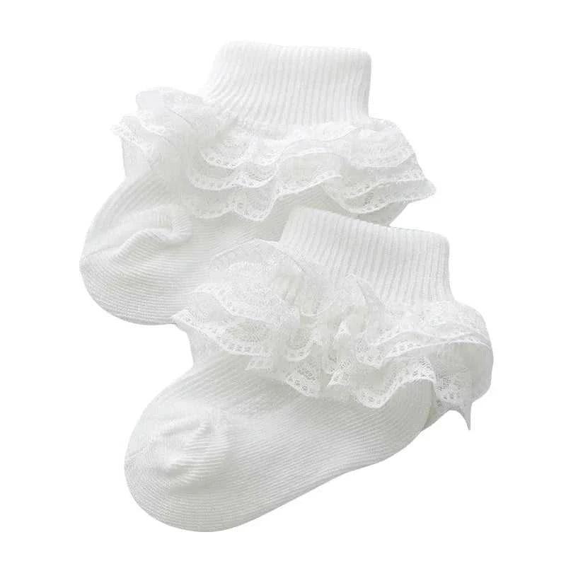 Baby Girls Boys Cotton Socks Cute Eyelet Frilly Lace Baptism Socks Birthday Gift for Infants The jack market .AU The jack market .AU Mum & Kids: Essential Products for Every Family $ 21 14:200002130;200000463:200661896#6-12M