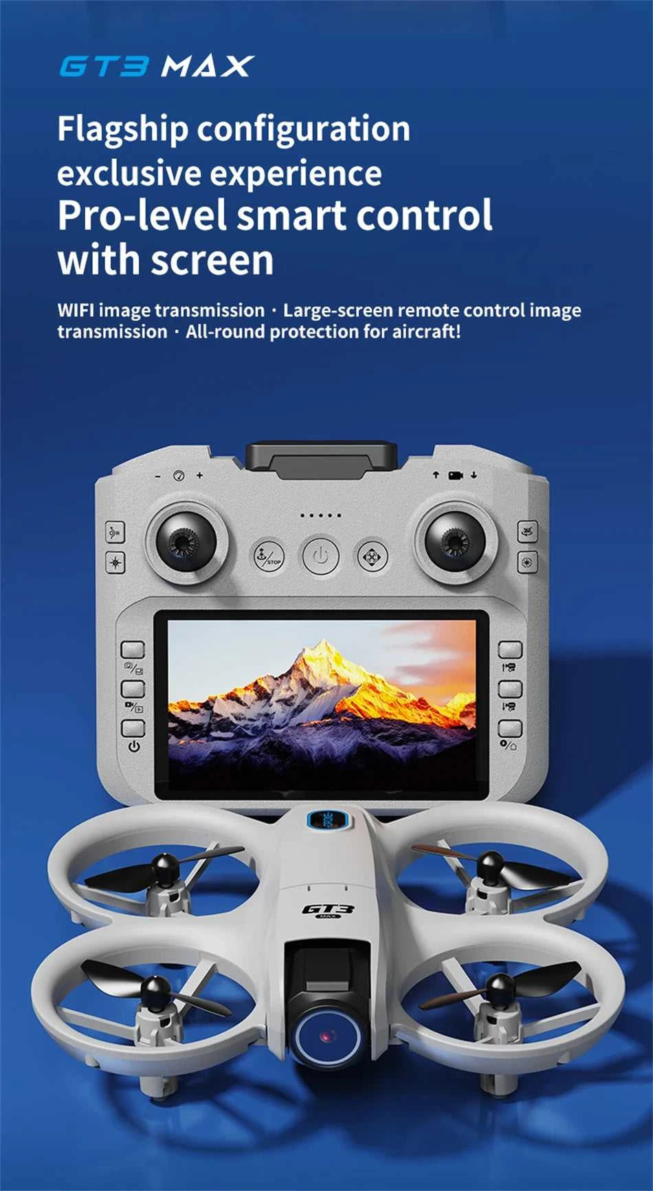 NEW GT3 GPS Drone with 8K HD Dual Cameras 180° FPV 5G WIFI Brushless Motors Intelligence Obstacle Avoidance Foldable Quadcopters The jack market .AU The jack market .AU Drones $ 77 14:29#GT3-6K-Grey-1B