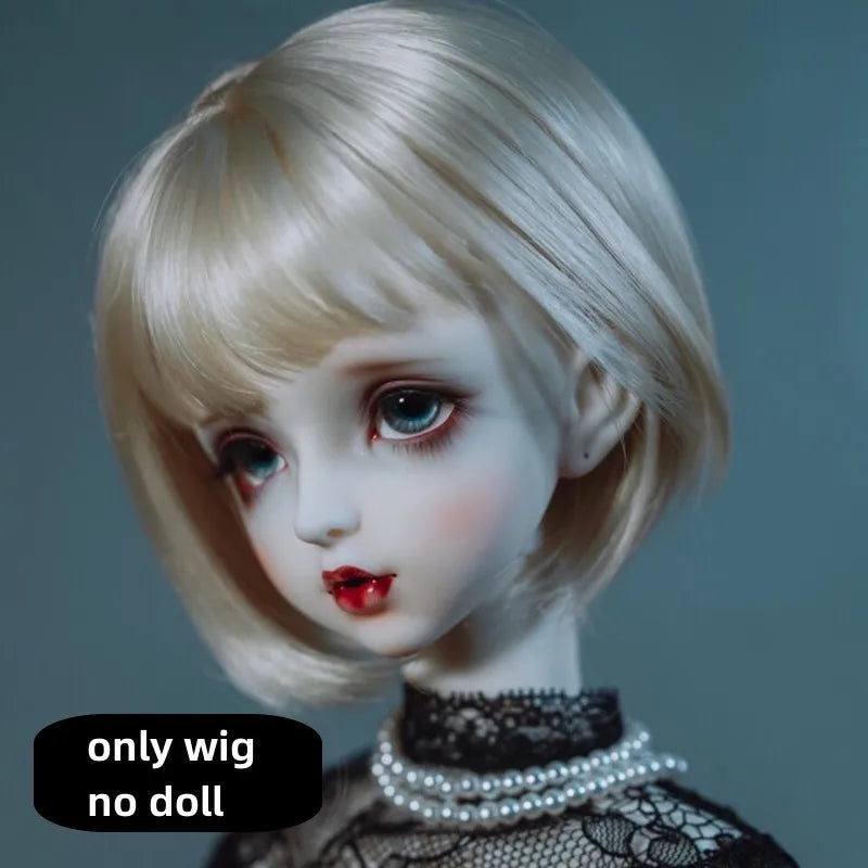 30cm Doll Wig 1/6 BJD Wig Curly Soft Doll Wig Dolls Hair Suitable for1/6 BJD Doll Wig Toy Accessories Dress Up DIY Toys Children