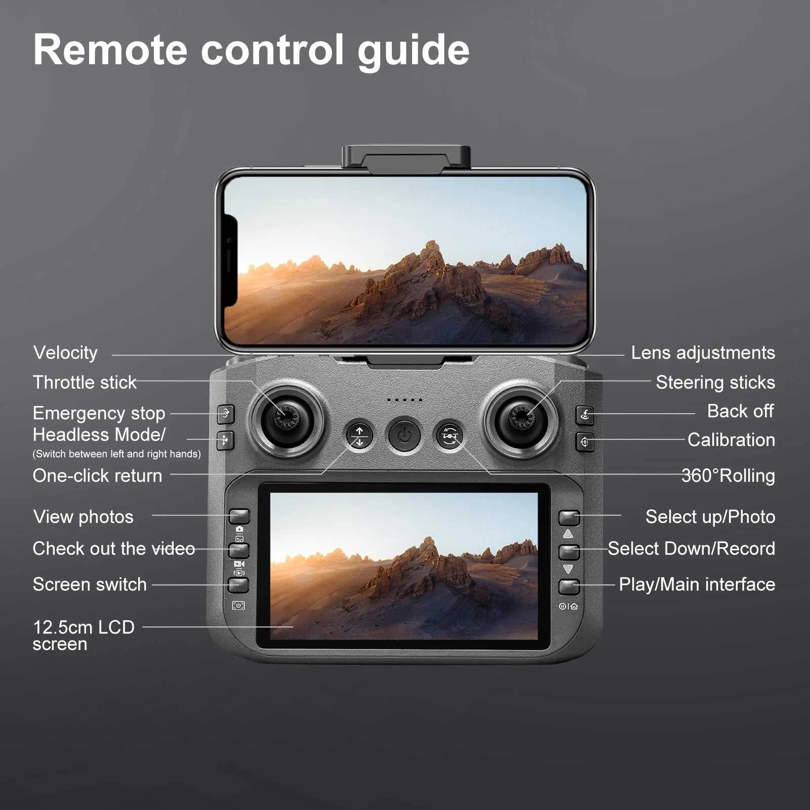 2025 New S156 Drone with Screen Brushless Optical Stream Positioning Quadcopter with Camera FPV Traverser Novice Toy Airplane The jack market .AU The jack market .AU $ 127 14:29#Black
