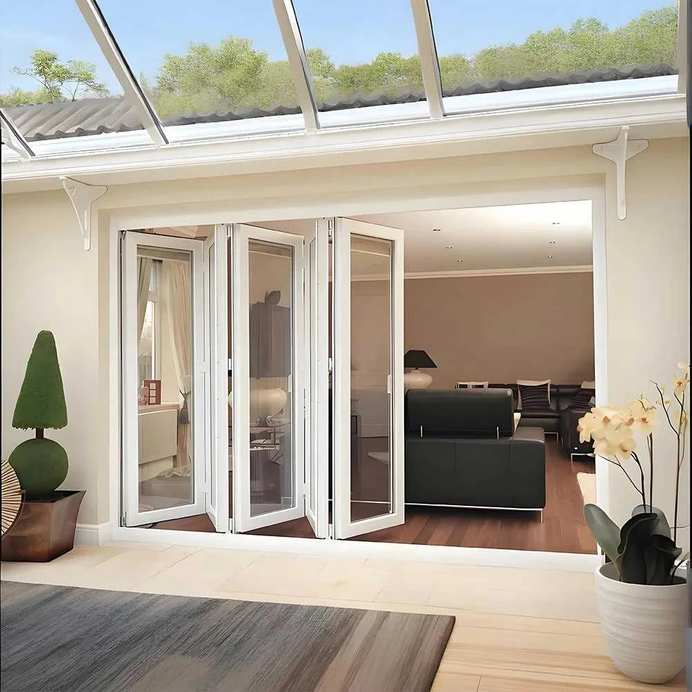 Sixinalu Folding Door Thermal Break Aluminum Profile Alloy Frame Sliding Accordion Door Custom Double-glazed Tempered Glass The jack market .AU The jack market .AU Home $ 3465 14:200001951#9Sq.m.