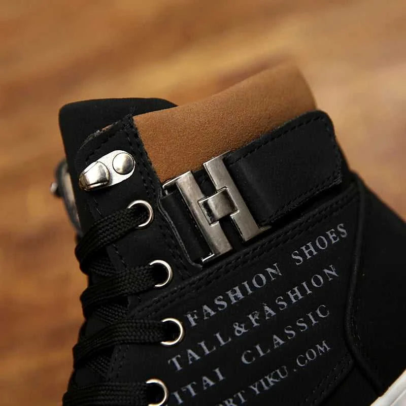 2025 Spring New Korean Edition Men's Shoes High Top Board Shoes Retro Casual Lace Up Men's Fashion High Top Snow Casual Shoes The jack market .AU The jack market .AU Step Up Your Style: Trendy Shoes for Every Occasion! $ 86 14:1254#khaki;200000124:100010483