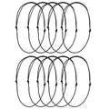 10x Black 1.0MM 2.0MM Leather Cord Sliding Knot Adjustable Long Choker Necklaces for Jewelry Making Findings The jack market .AU The jack market .AU Jewellery & Chains $ 52 14:193#2.0mm