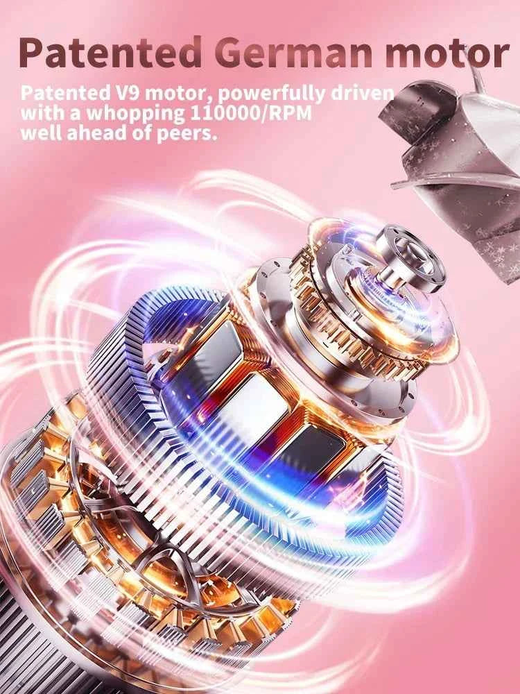 Super hair dryer Hair Salon Electric Wind Blowing Leafless Quick Dryer Negative Ion High Speed Hair Dryer Hair Styling Machine