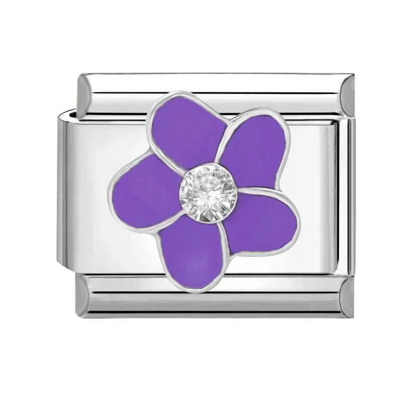 2024 Fashion Pretty Sweet Colour Rose Flower Charm Italian Links Fit 9mm Stainless Steel Bracelet Making DIY Jewelry The jack market .AU The jack market .AU Jewellery & Chains $ 51 200001033:361187#No.6