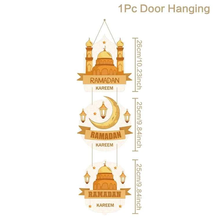 Eid Mubarak Door Hanging Flag Kareem Ramadan Decor for Home 2025 Ramadan Mubarak Islamic Muslim Party Decor Happy Eid Al Adha The jack market .AU The jack market .AU Home $ 20 14:202418806#paper door hanging 3