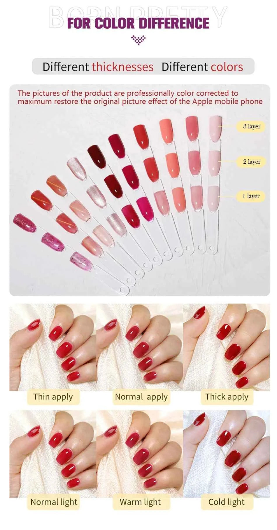 BORN PRETTY 250g Super Top Coat Professional Nail Art Soak Off Top Coat Long-lasting Anti-Stain Functional Gel Polish