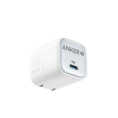 Anker Zolo GaN 30W USB-C Fast Charger – Foldable, PIQ 3.0 & PPS for iPhone 16 Pro Max, Galaxy, iPad