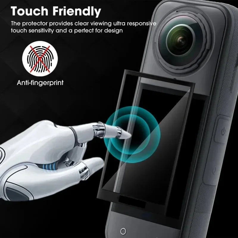 1-5Pcs Screen Protector for Insta360 X5 X4 X3 3D Curved Anti Scratch Shatterproof HD Clear Protective Film Covers