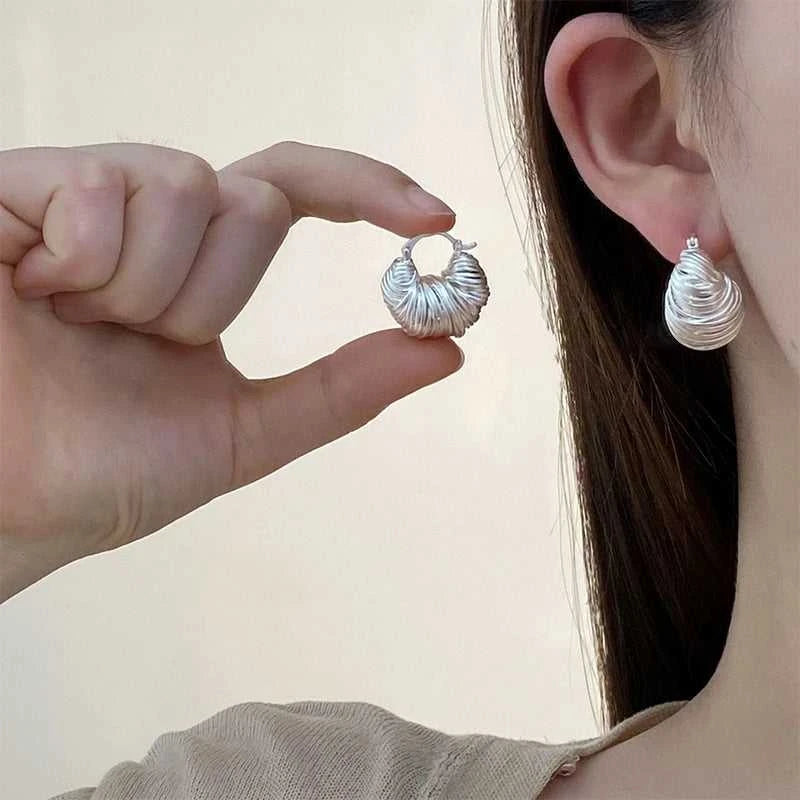 Vintage Weave Coil Shape Unique Women Earrings Party Gifts Wedding Jewelry Personality Elegant Fashion Trendy Accessories QD310 The jack market .AU The jack market .AU Jewellery & Chains $ 57 200001034:201447815#2