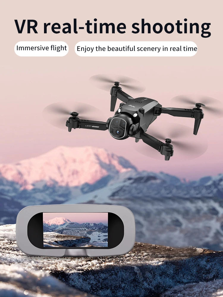 Lenovo E4 Drone 8K Aerial HD Gradient Flowing Light Dual-Camera Omnidirectional Obstacle Avoidance Brushless Motor GPS UAV