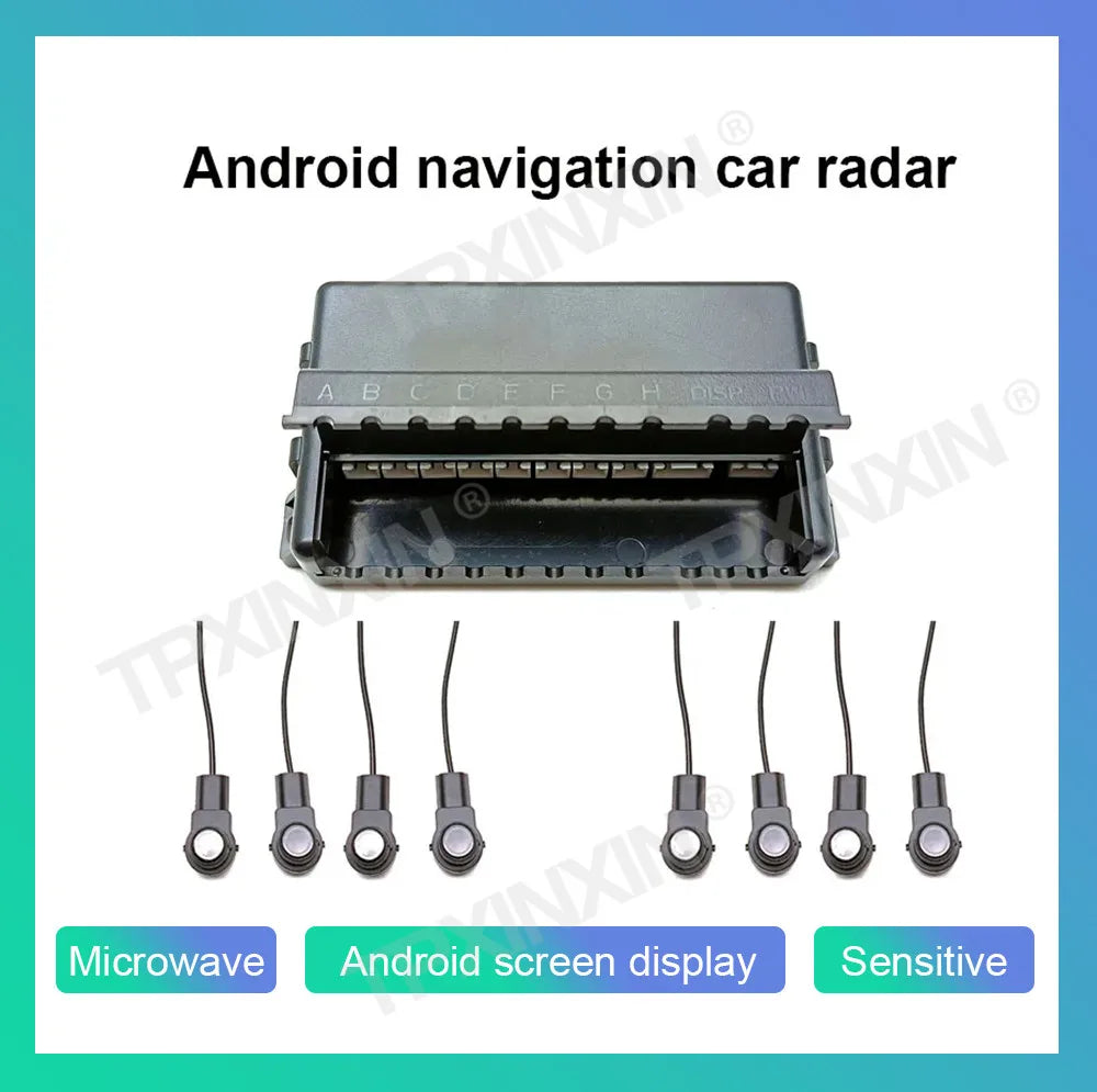 Auto parts Android navigation Car Parking Sensor Kit Reverse Backup Radar Sound Alert Indicator Probe System 4 Probe Beep Sensor
