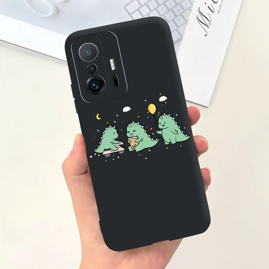 Xiaomi 11T Pro Case - Cute Cartoon Design, Soft Silicone Protection for Xiaomi Mi 11T Pro & 11TPro