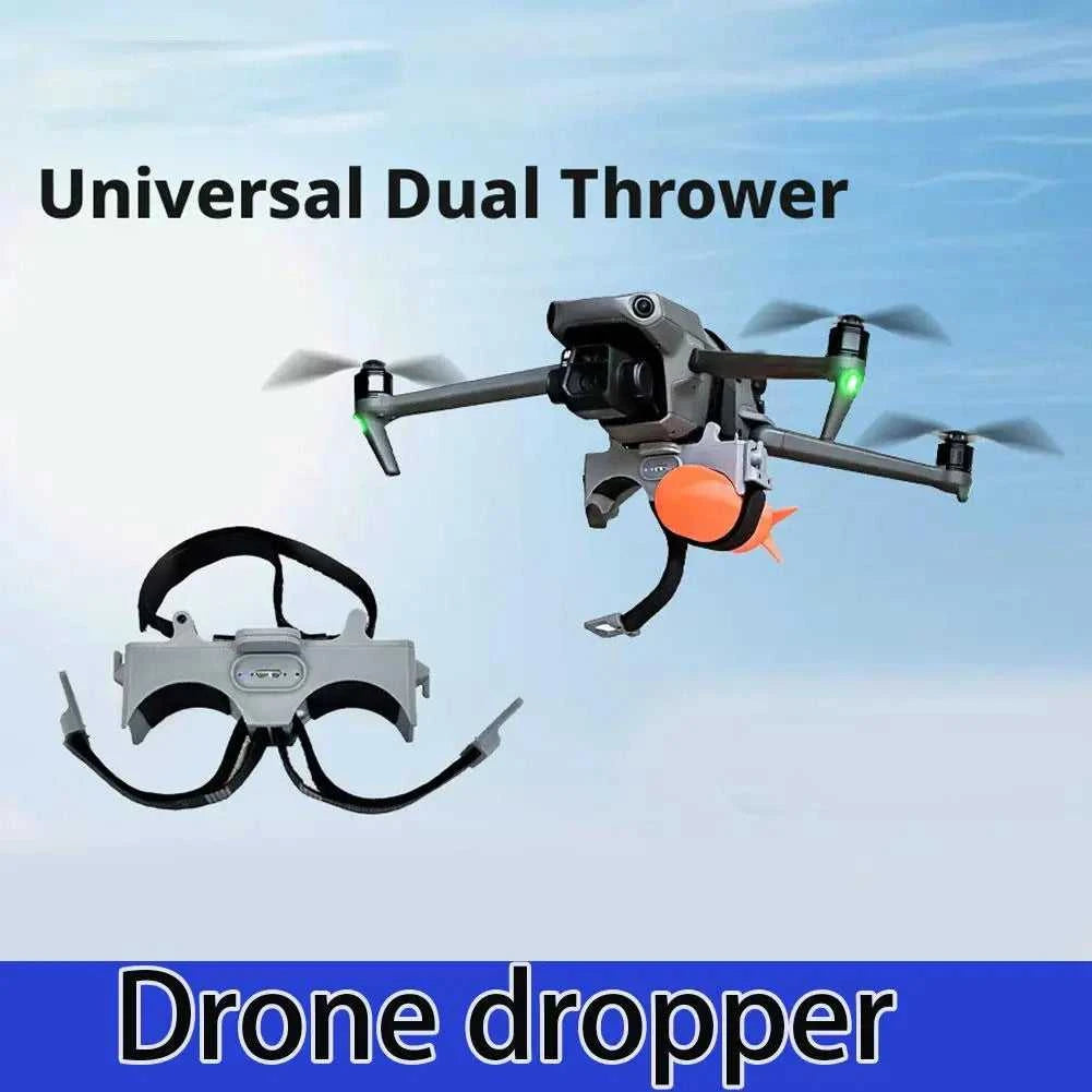 Remote Control Drone Dropper Remote Control Rescue Delivery 2 Way Releaser Double Thrower for dji Mavic 2/Mavic 3/Air 2/Air 3 The jack market .AU The jack market .AU Drones $ 102 14:200006152#B;200007763:201441035#CN