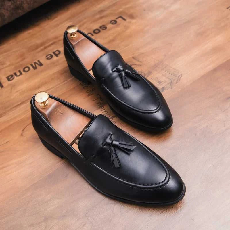 Social Shoe Male High Quality Formal Leather Shoes Men Casual Tassels Business Loafers For Man Dress Shoes Comfortable The jack market .AU The jack market .AU Step Up Your Style: Trendy Shoes for Every Occasion! $ 90 14:193;200000124:100013888