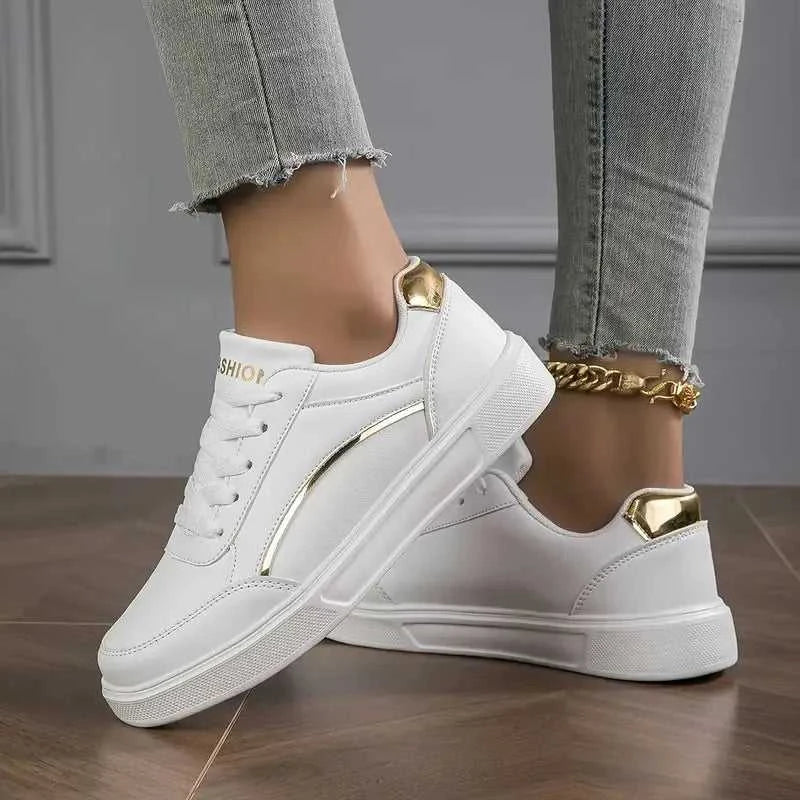 Hot Sell Women's Shoes Lightweight Casual Shoes Fashion Walking Shoes White Lace-up Sneakers Plus Size Platform Vulcanized Shoe The jack market .AU The jack market .AU Step Up Your Style: Trendy Shoes for Every Occasion! $ 73 14:193#White Silver;200000124:200000337