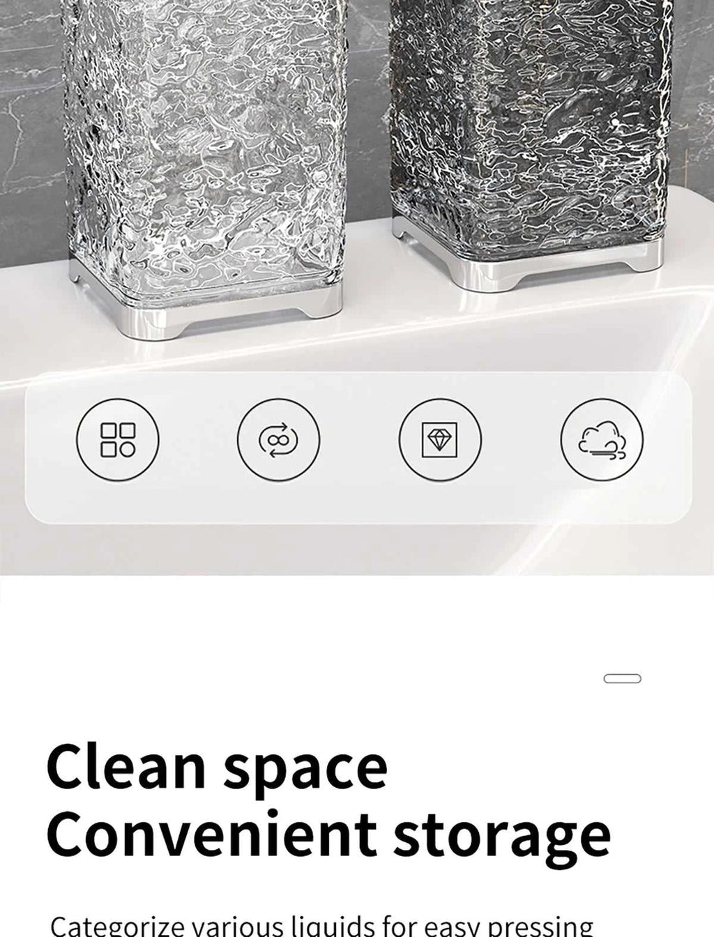 Square/Round Liquid Soap Dispenser Plastic Push Bottle Leak-proof Design Kitchen Bathroom General Purpose The jack market .AU The jack market .AU Home $ 52 14:201527806#S-circle(gray)