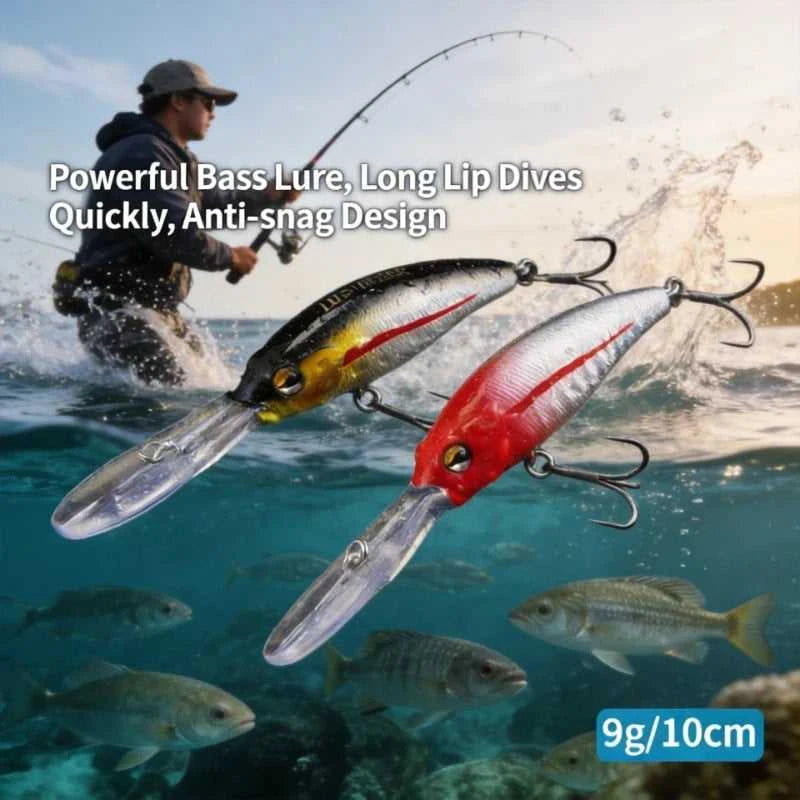 Mandarin Fish Specialized Long Tongue Plate Minnow 9g 10cm Freshwater Hard Bait Bionic Fishing Lure The jack market .AU The jack market .AU Fishing Gear $ 30 14:29#Red head silver body