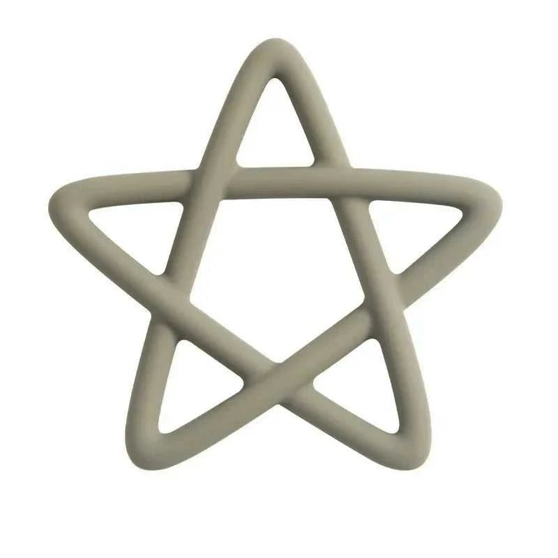 Food Grade Baby Soft Silicone Pentagram Teether Toys for Toddlers Teething Chewing Molar Toy Newborn Infant Accessories BPA Free The jack market .AU The jack market .AU Mum & Kids: Essential Products for Every Family $ 21 14:365458#star sage green