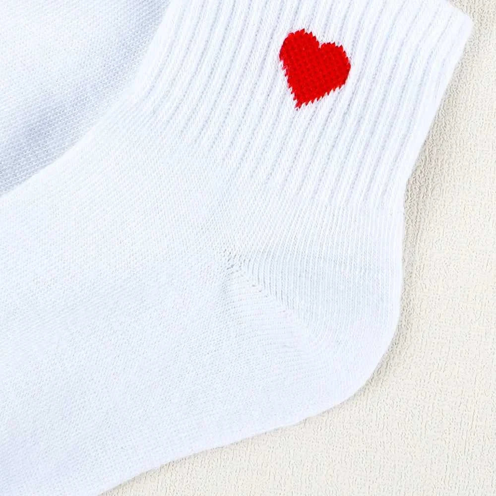 5 Pairs Girls Socks Cute Heart Pattern Comfortable Kids White Socks The jack market .AU The jack market .AU Mum & Kids: Essential Products for Every Family $ 23 5:201336222#S 1-3Y 11-13cm