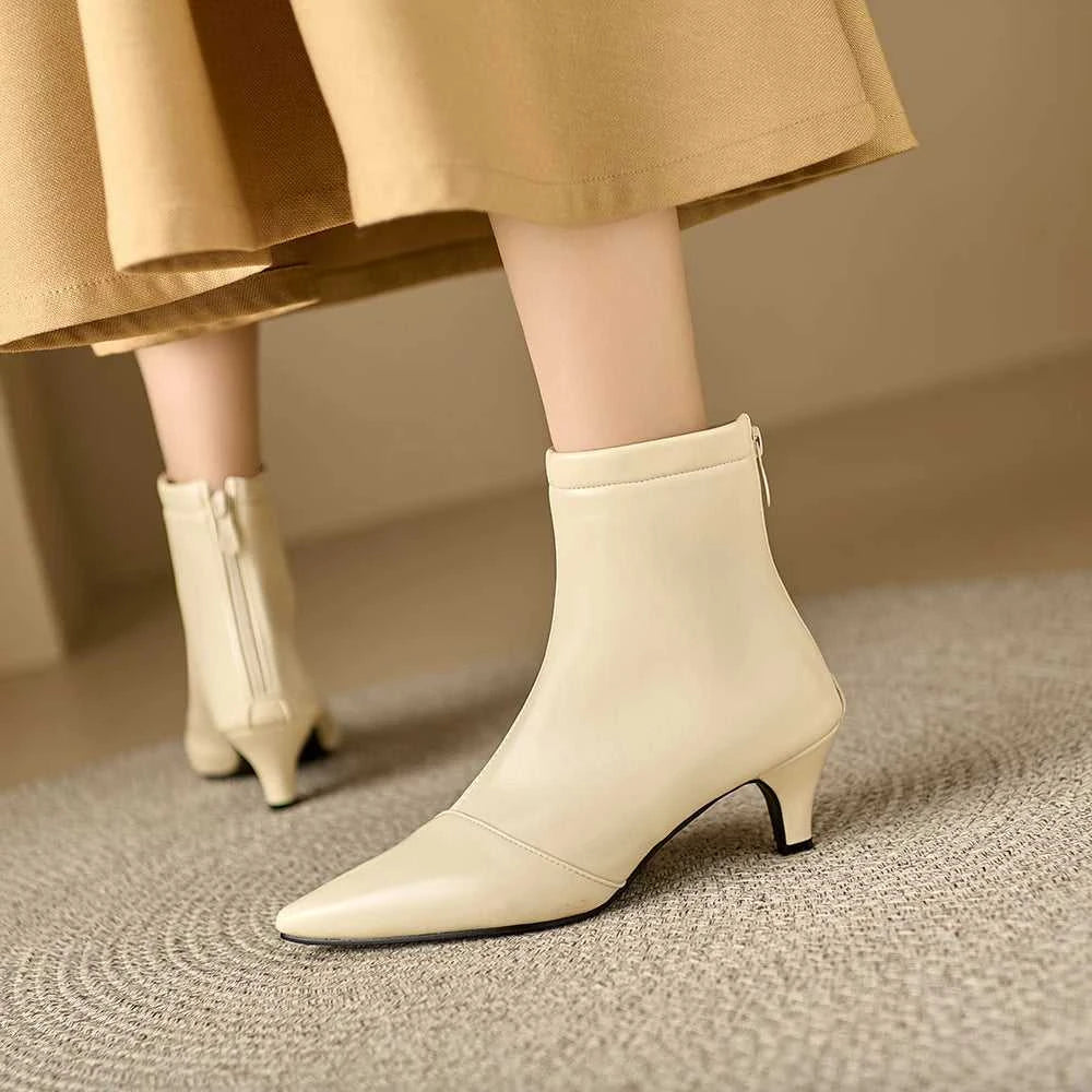 Pointed Toe Women Ankle Boots Ladies Slim Short Shoes Low Heels Party Dress Kitten Heel Booties Winter Autumn Zapatos Mujer The jack market .AU The jack market .AU Step Up Your Style: Trendy Shoes for Every Occasion! $ 100 14:771;200000124:100010487