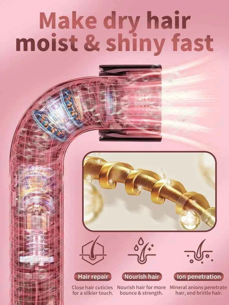 Super hair dryer Hair Salon Electric Wind Blowing Leafless Quick Dryer Negative Ion High Speed Hair Dryer Hair Styling Machine
