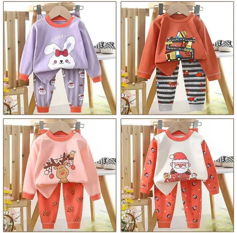 New 2025 Kids Girls Casual Warm Pajamas Cute Cartoon Rabbit Long Sleeve T-Shirt Tops + Pants Baby Autumn Sleepwear Clothing Sets The jack market .AU The jack market .AU Mum & Kids: Essential Products for Every Family $ 35 14:200004889#Style 4;200000463:200661898#12M