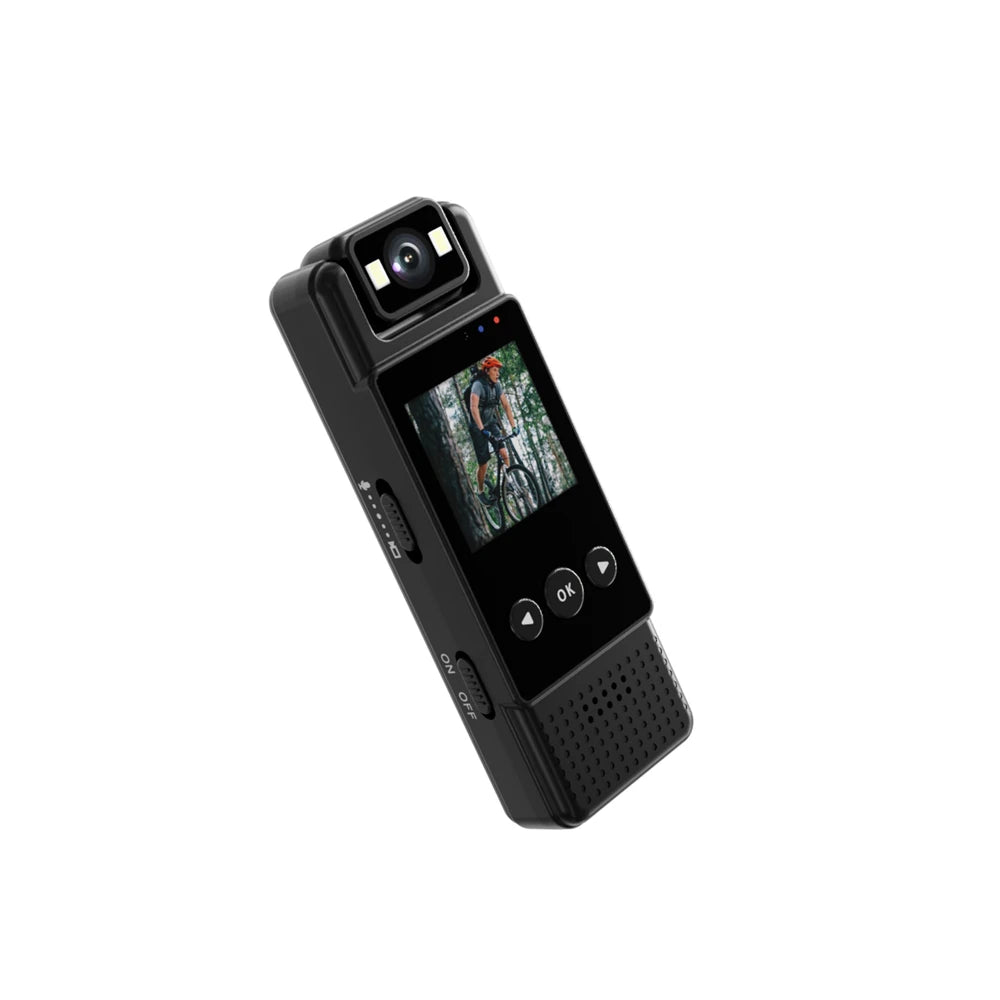 HD Wifi Mini Camera 1080P Portable Digital Video Recorder Body Camera Infrared Night Vision Police Camera with Screen Display