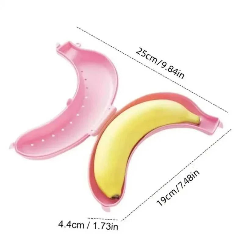 1PC Travel Outdoor Portable Banana Shape Protective Case Creative Plastic Banana Fruit Storage Case The jack market .AU The jack market .AU Home $ 23 14:1052#pink