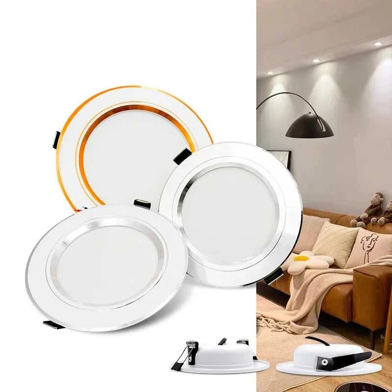 10pcs/lot Led Downlight 5W 9W 12W 15W 18W AC110V 220V Recessed Ceiling Light DC12V 24V Round Panel Down Light Spotlight Lighting The jack market .AU The jack market .AU Home $ 82 136:173#White Spring Buckle;200000531:771#Cold White;249:200002590#AC220V 9W